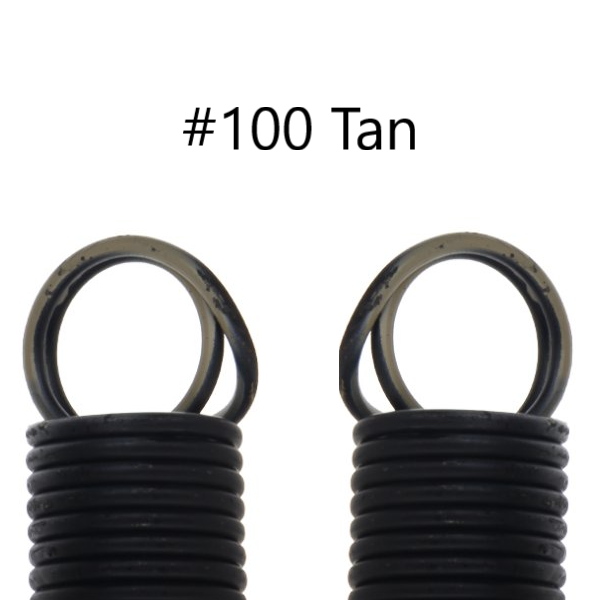 Garage Door Extension Springs (27” x 48”) For 8’ High Doors S-Hook Ends, Pair