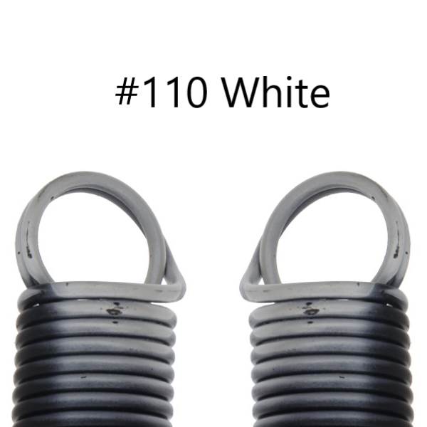 Garage Door Extension Springs (25” x 42”) For 7’ High Doors (S-Hooks), Pair