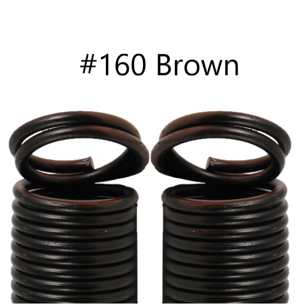Garage Door Extension Springs (27” x 48”) For 8’ High Doors S-Hook Ends, Pair