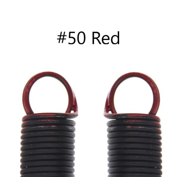 Garage Door Extension Springs (27” x 48”) For 8’ High Doors S-Hook Ends, Pair
