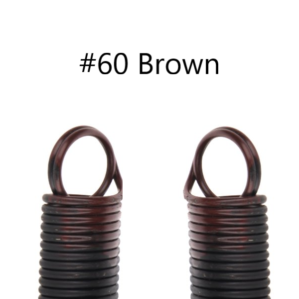 Garage Door Extension Springs (25” x 42”) For 7’ High Doors (S-Hooks), Pair