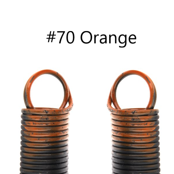Garage Door Extension Springs (25” x 42”) For 7’ High Doors (S-Hooks), Pair
