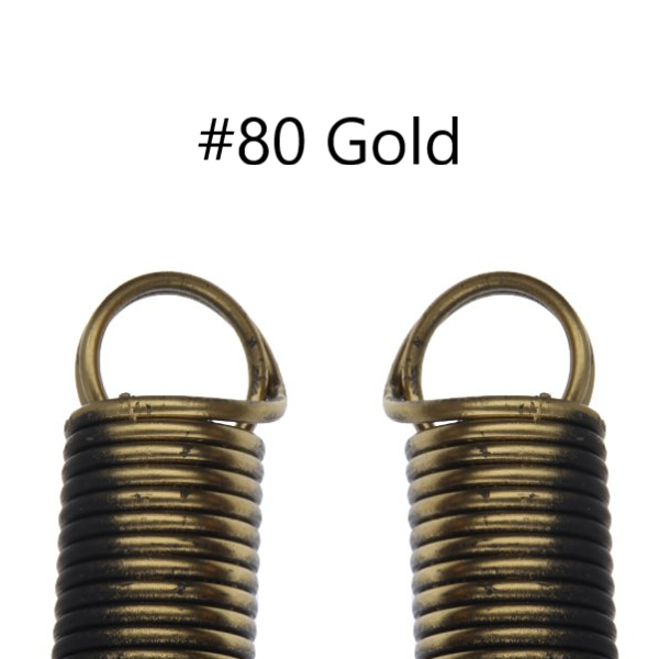 Garage Door Extension Springs (27” x 48”) For 8’ High Doors S-Hook Ends, Pair
