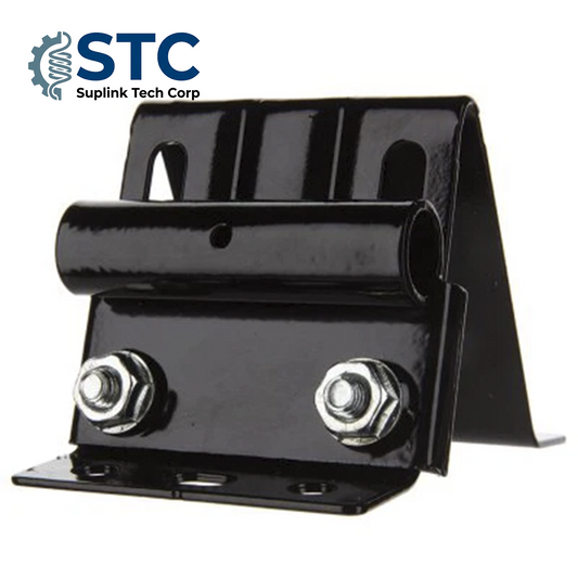 Junior Adjustable Top Fixture (Bracket) — 16 Gauge Residential Black Powder Coated