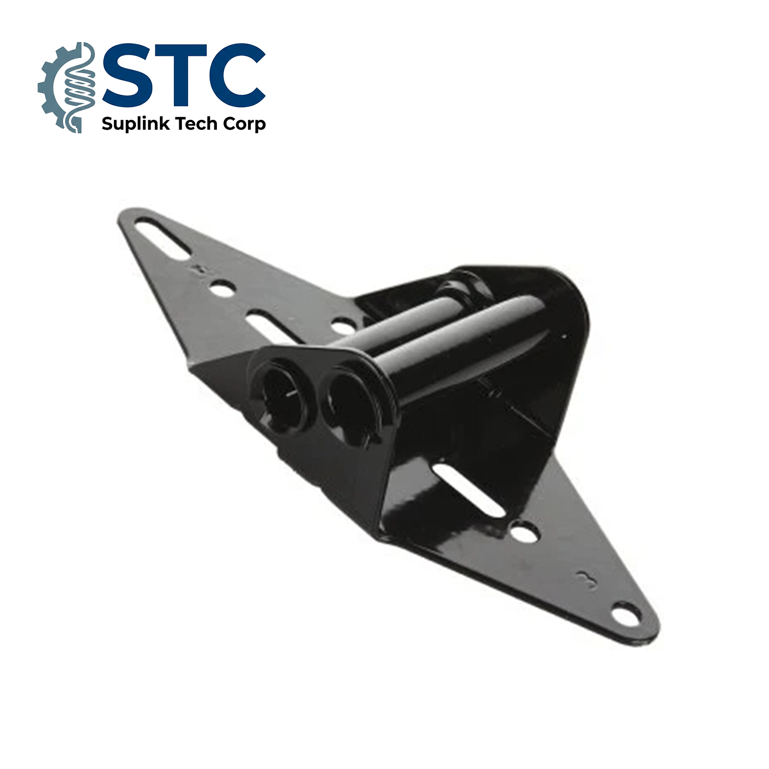 Garage Door Hinge # — 3 (14 GA.) Black Powder Coated Hinge